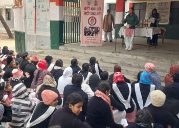 राष्ट्रीय बालिका दिवस के अवसर पर आज कन्या इंटर कॉलेज भंगेल में मनाया गया राष्ट्रीय बालिका दिवस