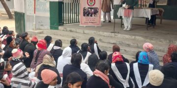 राष्ट्रीय बालिका दिवस के अवसर पर आज कन्या इंटर कॉलेज भंगेल में मनाया गया राष्ट्रीय बालिका दिवस