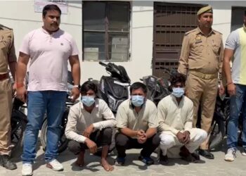 नोएडा पुलिस ने आपरेशन चलाकर अन्तर्राज्यीय वाहन चोरो का फर्दाफाश करते हुए 3 शातिर चोर किए गिरफ्तार