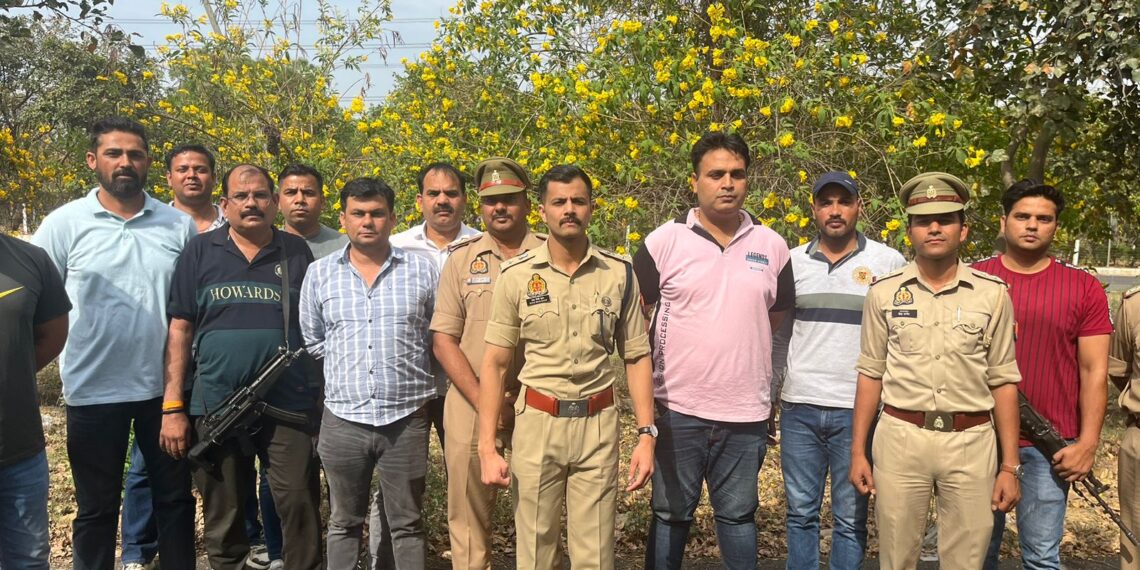 इकोटेक-1 पुलिस और माफिया रणदीप भाटी गैंग के सक्रिय सदस्य के बीच हुई मुठभेड़, मुठभेड़ में बदमाश गोली लगने से हुआ घायल