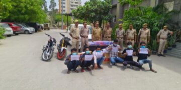 फेस 3 नोएडा पुलिस ने 6 अर्न्तराज्यीय चोर किए गिरफ्तार, भारी मात्रा में चोरी का सामान बरामद