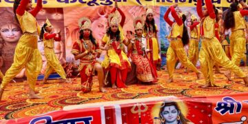 मानस अवलोकन संस्था ने मनाया “श्री हनुमान जन्मोत्सव” विद्यार्थियों ने बिखेरे अपनी महान संस्कृति के विविध रंग