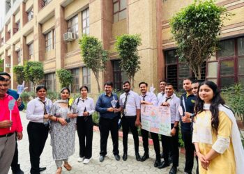 “जीएनआईओटी एमबीए संस्थान ने चलाया मतदाता जागरूकता अभियान”