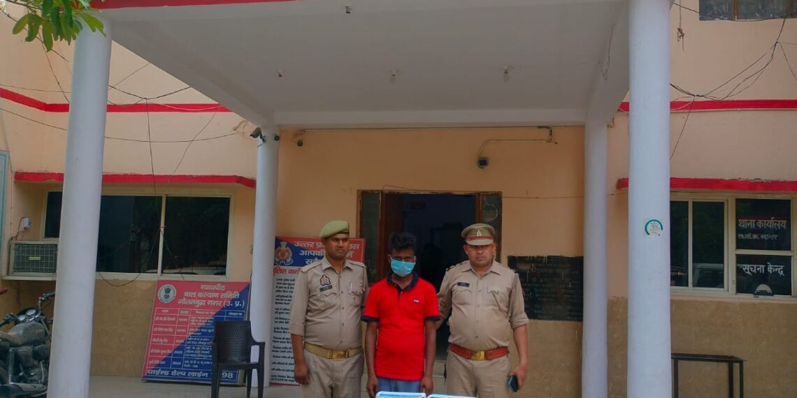 थाना सेक्टर-49 पुलिस ने एक शातिर चोर किया गिरफ्तार, कब्जे से चोरी का सामान बरामद