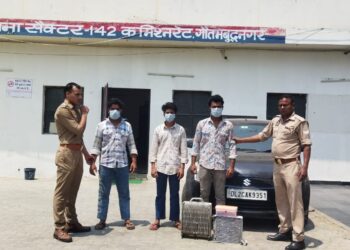 मोबाइल टावर से रेडियो रिसिवर यूनिट और बैटरी चोरी करने वाले अन्तर्राज्यीय 3 चोर गिरफ्तार
