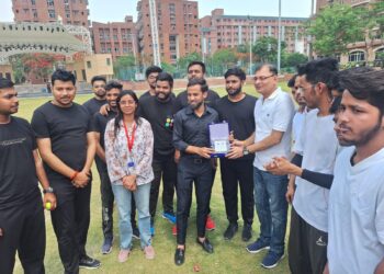 शारदा विश्वविद्यालय में नर्सिंग खेल दिवस का आयोजन