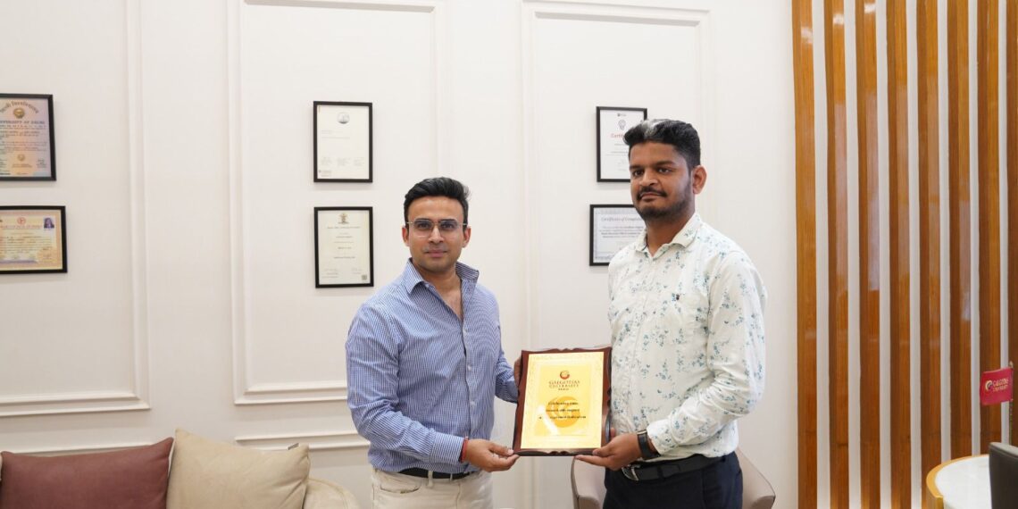गलगोटिया विश्वविद्यालय के पूर्व छात्र अंकित सिंह ने यूपीएससी आईईएस 2023 में एआईआर ऑल इंडिया रैंक-5 हासिल किया