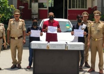 मोबाइल टावर से आरआरयू चोरी करने वाले 3 शातिर चोर गिरफ्तार