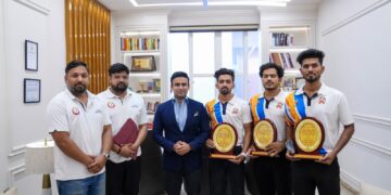 गलगोटियास विश्वविद्यालय ने ऑल इण्डिया यूनिवर्सिटी गेम्स (एआईयूजी) प्रतियोगिता में जीते तीन मैडल