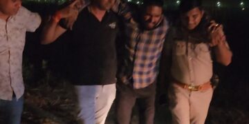 अमेजॉन के माल को लेकर जा रहे छोटा हाथी टेंपो को लूटने वाले बदमाशों की पुलिस से मुठभेड़, तीन बदमाश गोली लगने से घायल, एक फरार