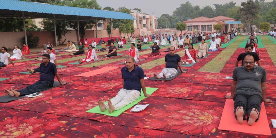 अंतर्राष्ट्रीय योग दिवस-2024 पर एनटीपीसी दादरी में योग शिविर का आयोजन