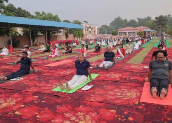 अंतर्राष्ट्रीय योग दिवस-2024 पर एनटीपीसी दादरी में योग शिविर का आयोजन