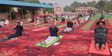 अंतर्राष्ट्रीय योग दिवस-2024 पर एनटीपीसी दादरी में योग शिविर का आयोजन