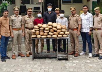 अवैध गांजे की तस्करी करने वाले 3 आरोपी गिरफ्तार, कब्जे से 60 किलो अवैध गांजा बरामद