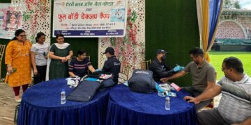 रोटरी क्लब ग्रेनो ने लगाया मेडिकल कैंप