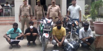 बीटा 2 थाना पुलिस ने शातिर चोरों के गैंग का किया भंडाफोड़, भारी मात्रा में चोरी का सामान बरामद