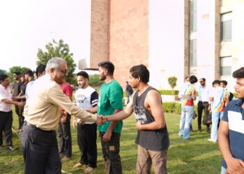 खेल दिवस पर गलगोटियास विश्वविद्यालय में खेलों का किया गया विशेष आयोजन