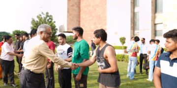 खेल दिवस पर गलगोटियास विश्वविद्यालय में खेलों का किया गया विशेष आयोजन