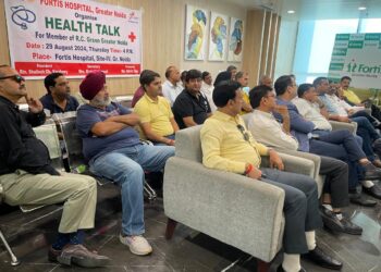 रोटरी क्लब ऑफ़ ग्रेटर नोएडा द्वारा एक हैल्थ टॉक का आयोजन