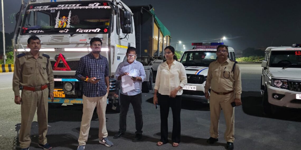 ओवरलोड वाहनों के परिवहन पर अंकुश लगाने हेतु सख्त हुआ प्रशासन, ओवरलोड वाहनों के खिलाफ की कार्रवाई
