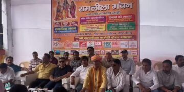 श्री रामलीला कमेटी के द्वारा भव्य तरीके से होगा रामलीला का मंचन, इस बार 55 फीट का धनुष तोड़ेंगे भगवान राम