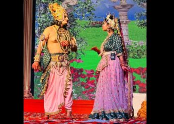 श्री आदर्श रामलीला कमेटी : धूमधाम से निकली भगवान श्री राम जी की बारात, राजा दशरथ ने राज्याभिषेक की घोषणा की