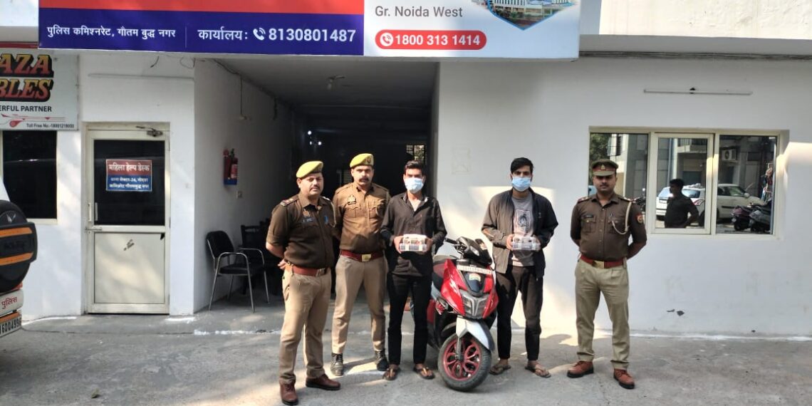 नोएडा पुलिस ने बन्द घरो में चोरी करने वाले 2 आरोपी किए गिरफ्तार