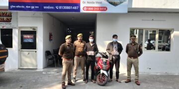 नोएडा पुलिस ने बन्द घरो में चोरी करने वाले 2 आरोपी किए गिरफ्तार