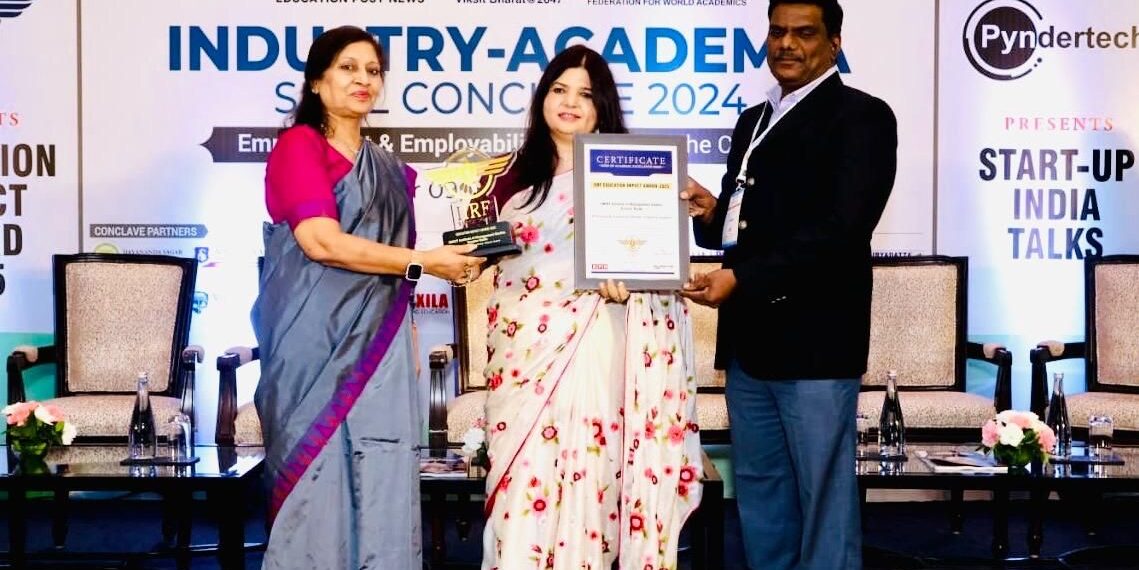 प्रॉमिसिंग बी-स्कूल फॉर स्ट्रॉन्ग इंडस्ट्री कनेक्ट के खिताब से जीएनआईओटी इंस्टीट्यूट ऑफ मैनेजमेंट स्टडीज सम्मानित