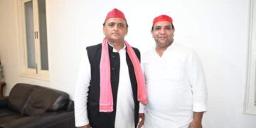 किसानों की समस्या को लेकर राष्ट्रीय अध्यक्ष से मिले सपा जिलाध्यक्ष