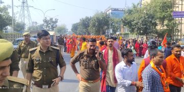 नोएडा पुलिस महाशिवरात्रि पर रही अलर्ट, कलश यात्रा को सकुशल संपन्न कराया