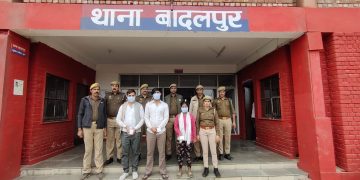 सेंट्रल नोएडा की बादलपुर थाना पुलिस ने किया हनी ट्रैप गिरोह का भंडाफोड़, तीन गिरफ्तार