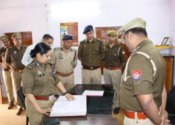 पुलिस कमिश्नर लक्ष्मी सिंह ने किया थाना सेक्टर 126 का वार्षिक निरीक्षण, दिए आवश्यक दिशा-निर्देश