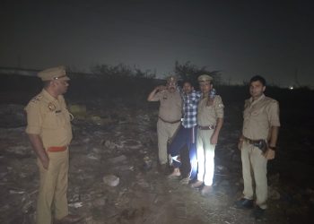 नॉलेज पार्क थाना पुलिस ने 15 हजार का इनामी बदमाश मुठभेड़ में किया घायल