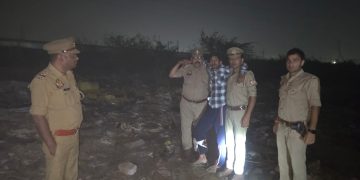 नॉलेज पार्क थाना पुलिस ने 15 हजार का इनामी बदमाश मुठभेड़ में किया घायल
