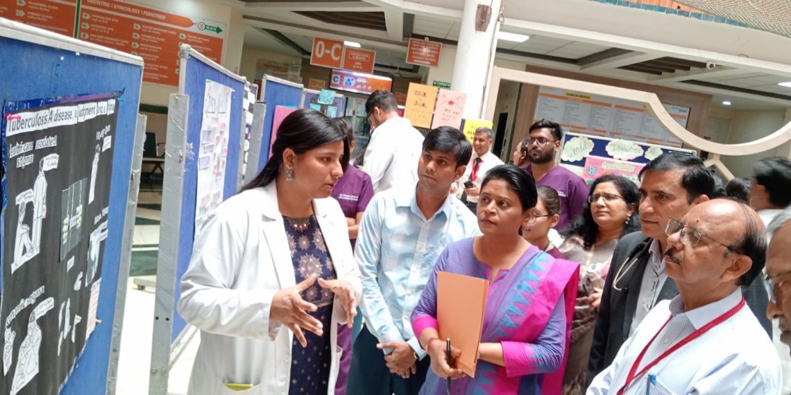 विश्व क्षयरोग दिवस पर शारदा अस्पताल में जागरूकता कार्यक्रम का आयोजन
