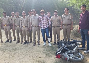 सूरजपुर थाना पुलिस कि बदमाश से हुई मुठभेड़, घायल बदमाश पर एक दर्जन से ज्यादा मुकदमे दर्ज