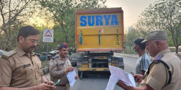 जिले में ओवरलोड वाहनो के विरुद्ध परिवहन विभाग की कड़ी कार्रवाई