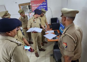डीसीपी शक्ति मोहन अवस्थी ने थाना 142 का किया निरिक्षण, अधिकारियों को दिए गए आवश्यक दिशा-निर्देश