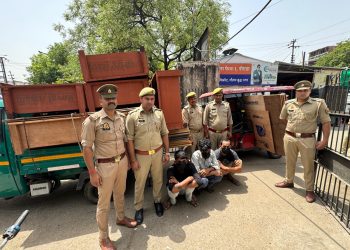 थाना फेस 1 पुलिस ने चोरी करने वाले तीन आरोपियों को किया गिरफ्तार, चोरी का माल बरामद