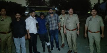 पुलिस मुठभेड़ में बदमाश सोनू भारद्वाज घायल, चोरी का सामान बरामद