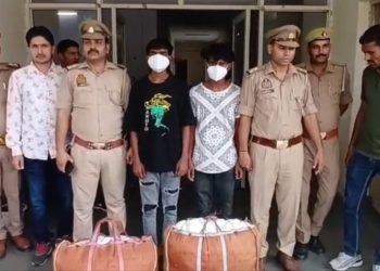 नोएडा पुलिस ने 2 गांजा तस्कर किए गिरफ्तार, 10 लाख की गांजा की खेप बरामद