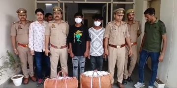 नोएडा पुलिस ने 2 गांजा तस्कर किए गिरफ्तार, 10 लाख की गांजा की खेप बरामद