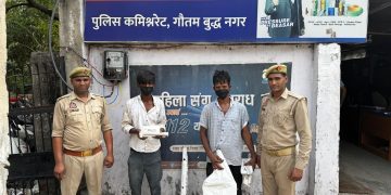 फेस-1 पुलिस ने चोरी के दो आरोपियों को दबोचा, चोरी का माल और हथियार बरामद