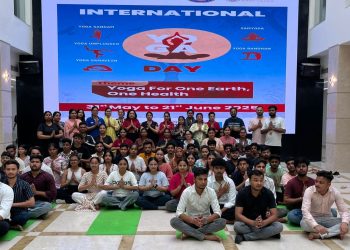गलगोटिया विश्वविद्यालय ने अंतर्राष्ट्रीय योग दिवस 2025 को मनाने के लिये कार्यक्रमों की श्रंखला का आगाज़