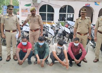 दुपहिया वाहन चोरी करने वाले गिरोह का खुलासा, 25 वाहन बरामद
