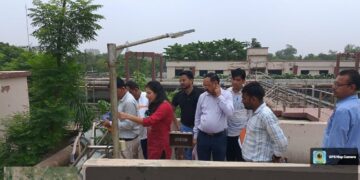 ग्रेटर नोएडा प्राधिकरण की एसीईओ ने ग्रेनो वेस्ट का किया दौरा, एफओबी, रोड व सीवर प्रोजेक्ट को हरी झंडी