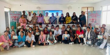 महिलाओ मे सर्वाइकल कैंसर की रोकथाम को लेकर लगाये जा रहे मुफ्त वैक्सीन हेतु जागरूकता अभियान का शुभारंभ