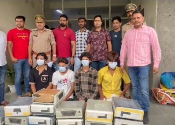 नोएडा फेस 2 थाना पुलिस और सीआरटी टीम ने 108 किलो गांजे के साथ चार अंतरराज्यीय तस्करों को दबोचा