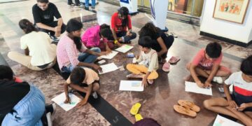 रोटरैक्ट क्लब जी.एल. बजाज द्वारा ‘पाठशाला एक्सप्रेस’ के अंतर्गत राष्ट्रीय कला संग्रहालय में रचनात्मक शैक्षिक यात्रा